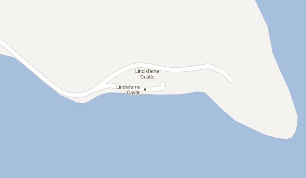 Lindisfarne on Google Maps