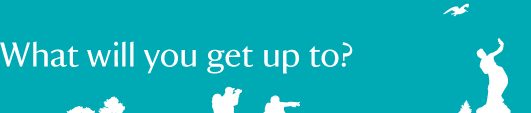 What will you get up to?